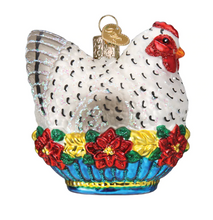 Load image into Gallery viewer, French Hen Ornament - Old World Christmas
