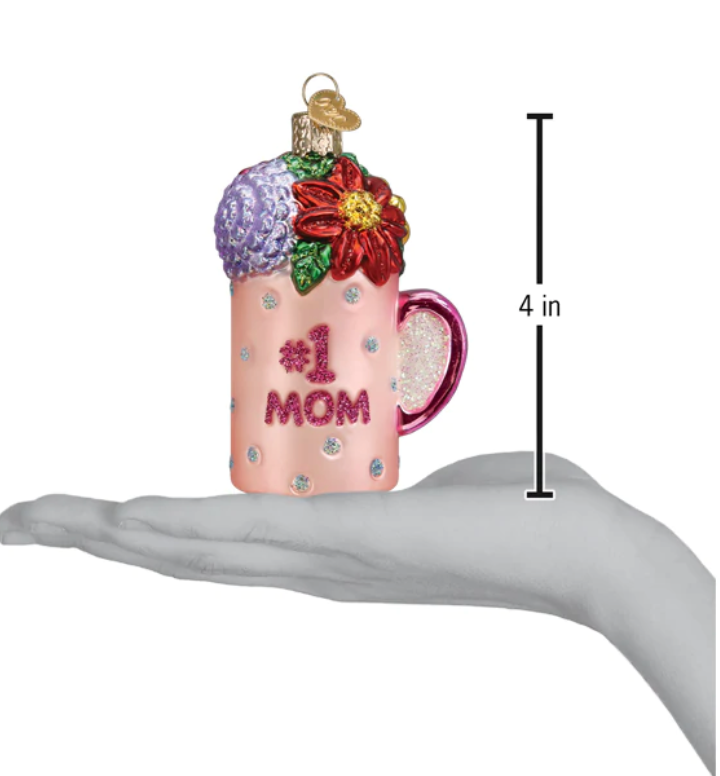 Best Mom Mug Ornament - Old World Christmas