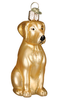 Load image into Gallery viewer, Yellow Labrador Ornament - Old World Christmas
