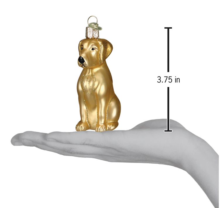 Yellow Labrador Ornament - Old World Christmas