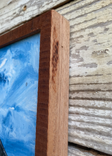 Load image into Gallery viewer, Barn with Flag #27 reclaimed pallet wood painting
