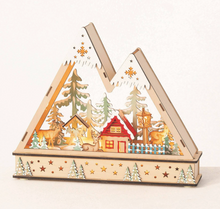 Load image into Gallery viewer, Sullivans LED Novelty Village Scene 11.5&quot;H Multicolored
