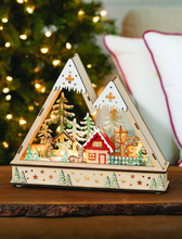 Load image into Gallery viewer, Sullivans LED Novelty Village Scene 11.5&quot;H Multicolored
