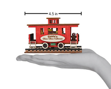 Load image into Gallery viewer, Ginger Cottages Santa&#39; Caboose - Illuminated ornament
