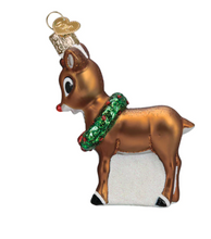 Load image into Gallery viewer, Rudolph the Red Nosed Reindeer Ornament - Old World Christmas
