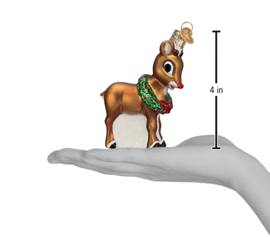 Rudolph the Red Nosed Reindeer Ornament - Old World Christmas