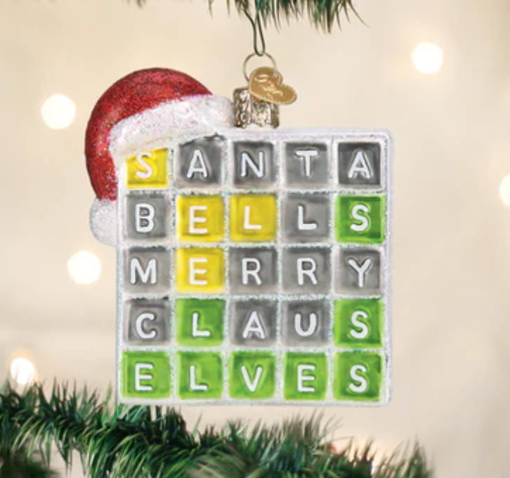 Merry Words Ornament - Old World Christmas