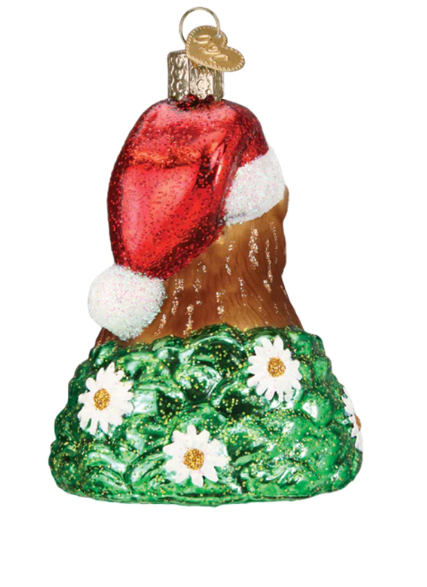 Santa Groundhog Ornament - Old World Christmas