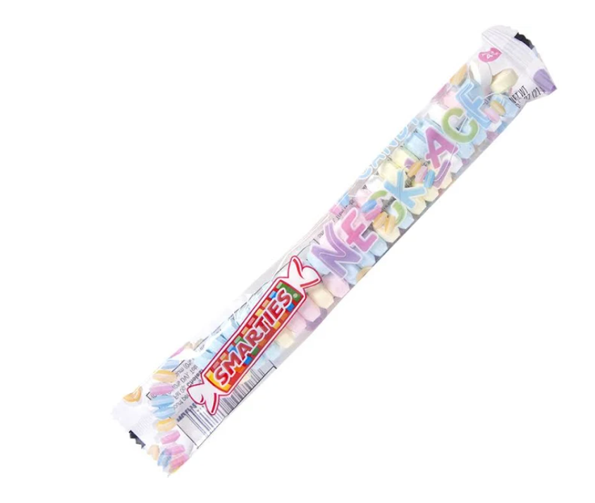 Smarties Wrapped Candy Necklace