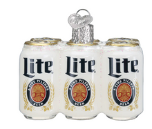 Load image into Gallery viewer, Miller Lite Six Pack - Old World Christmas

