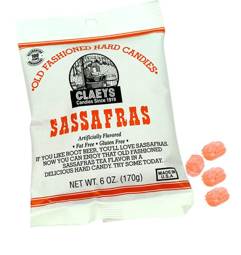 Claeys Sassafras Hard Candies