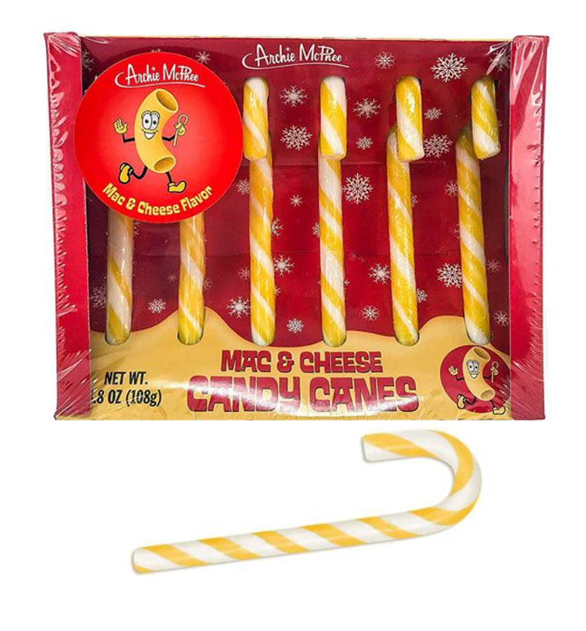 Mac -n- Cheese Candy Canes