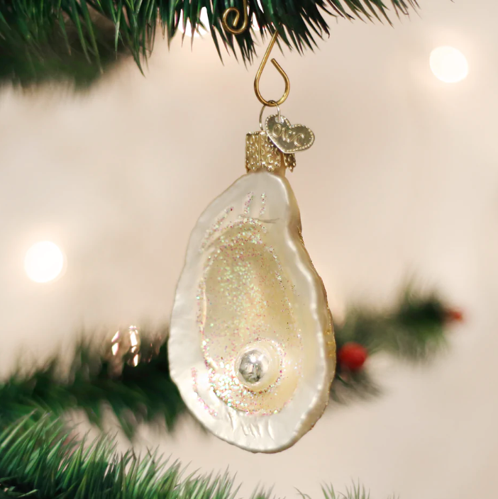 Oyster with Pearl Ornament - Old World Christmas