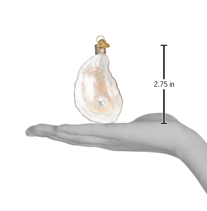 Oyster with Pearl Ornament - Old World Christmas