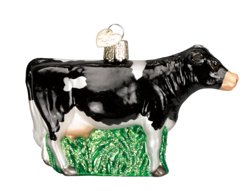 Black Cow Ornament - Old World Christmas