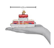 Load image into Gallery viewer, Pontoon Boat Ornament - Old World Christmas
