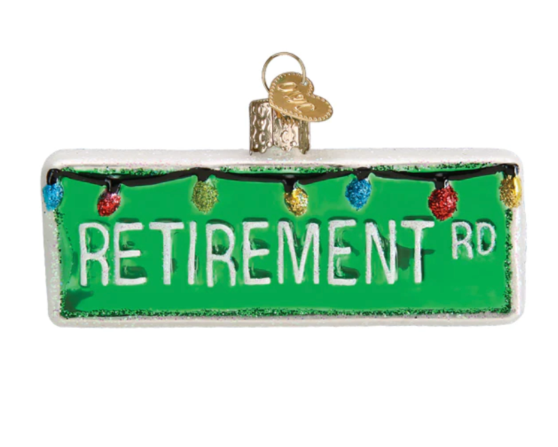 Happy Retirement  Ornament - Old World Christmas