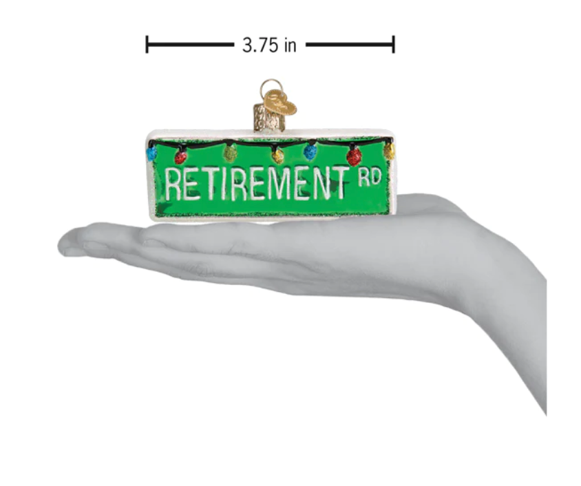 Happy Retirement  Ornament - Old World Christmas