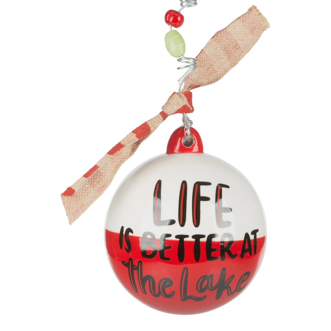 Life is better at the Lake Ornament