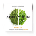 Simply Gum Awaken Caffeine Chewing Gum - 15 pieces