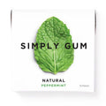 Simply Gum Peppermint Natural Chewing Gum  - 15 pieces