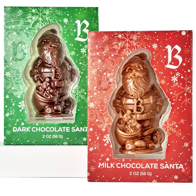 Bissinger's Chocolate Boxed Santa: Milk Chocolate