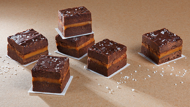 Dark Chocolate Caramel Sea Salt Fudge