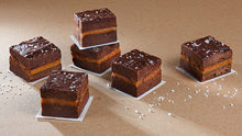 Load image into Gallery viewer, Dark Chocolate Caramel Sea Salt Fudge
