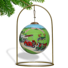 Load image into Gallery viewer, Tee&#39;s the Season Golf Course Glass Christmas Ornament - Hand Painted
