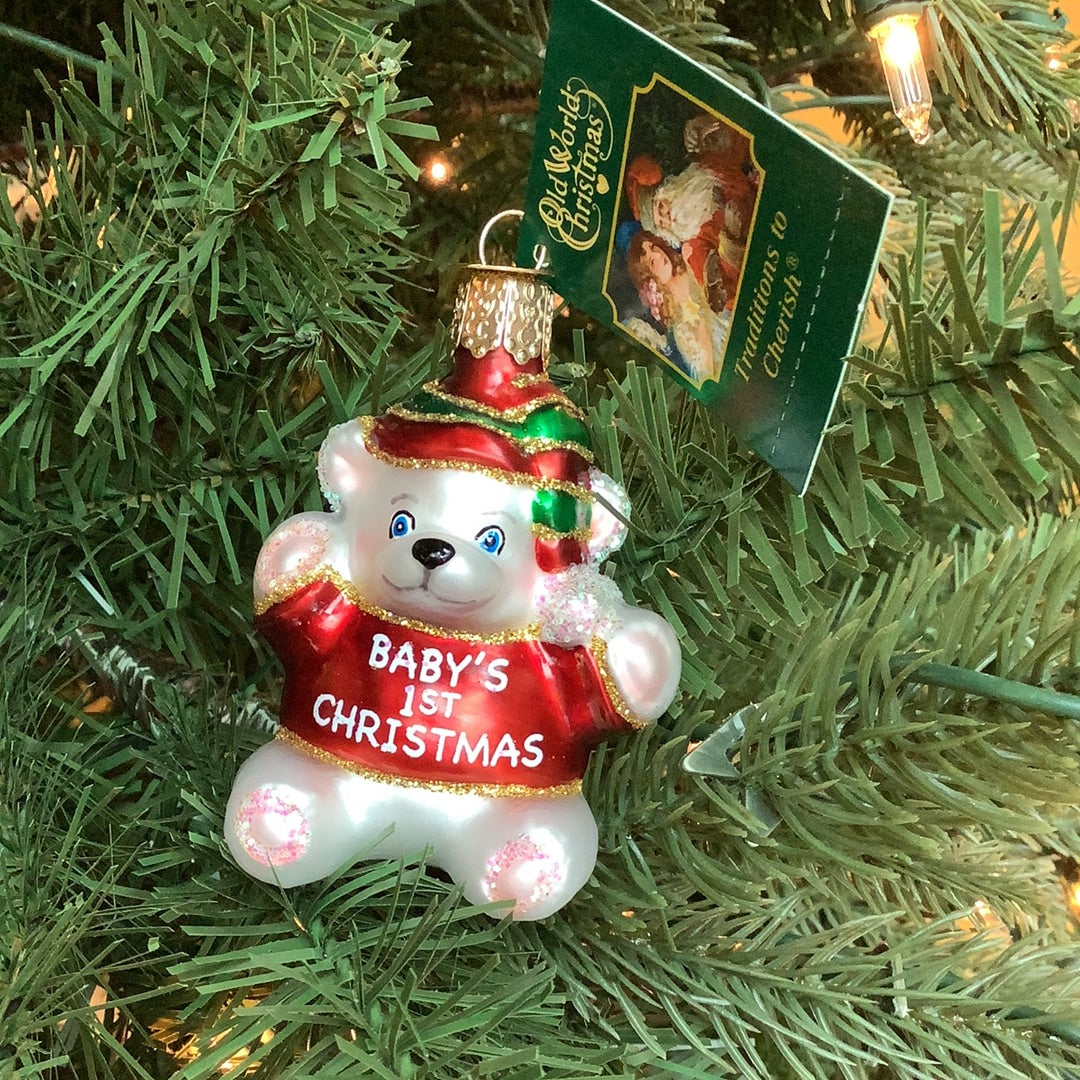 Baby’s 1st Christmas Ornament - Old World Christmas