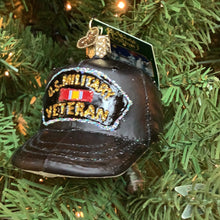 Load image into Gallery viewer, Veteran&#39;s Cap Ornament - Old World Christmas
