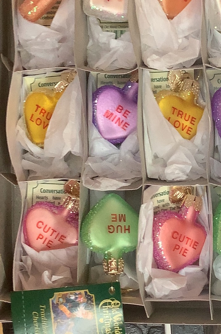 Conversation Heart (a) Ornament