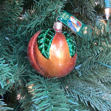 Load image into Gallery viewer, Peach Ornament - Old World Christmas
