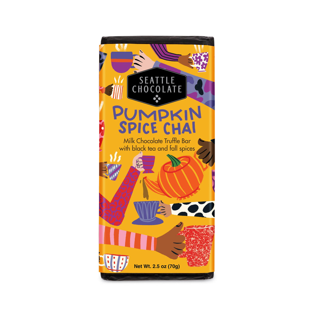 Pumpkin Spice Truffle Bar - Seattle Chocolate