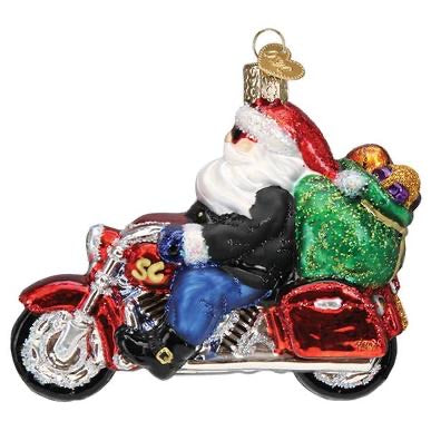 Biker Santa - Old World Christmas