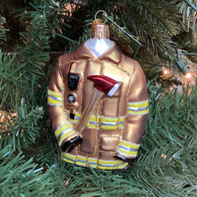 Load image into Gallery viewer, Firefighter&#39;s Coat Ornament - Old World Christmas
