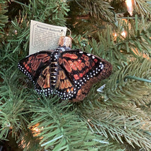 Load image into Gallery viewer, Monarch Butterfly Ornament - Old World Christmas
