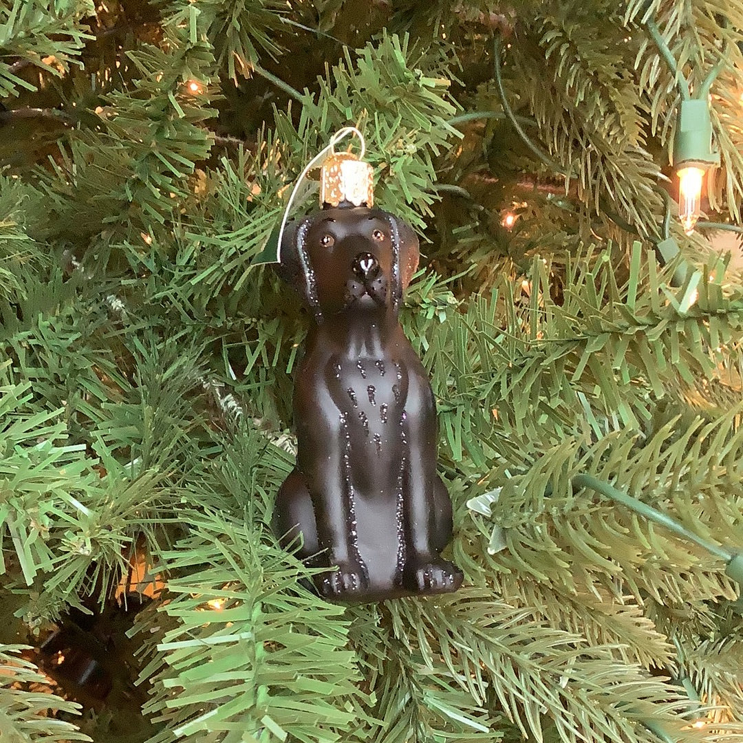 Black Labrador Ornament - Old World Christmas